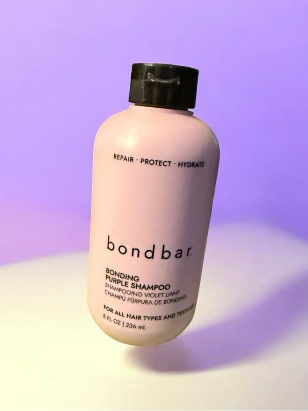 Bondbar Bonding Purple Shampoo Paraben-Free 8 fl oz / 236 mL Blonds, Gray Hair